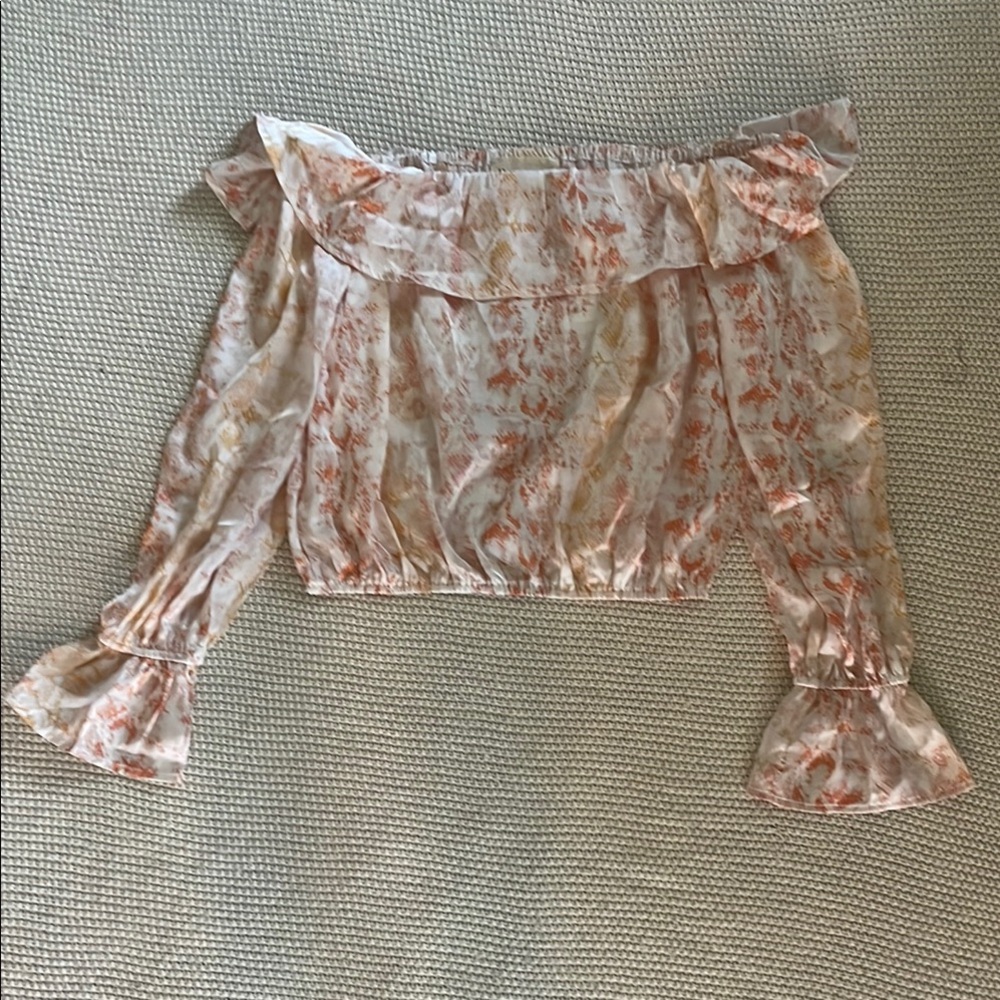 Savanna Jane Satin Shoulder Pop Top